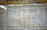 Relief im so genannten Botanischen Garten im Karnak-Tempel (Luxor, Ägypten)